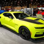 Chevrolet Shock Yellow 2019 Camaro SS at SEMA
