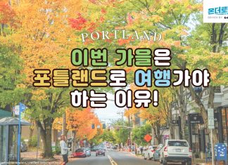 이번 가을에 포틀랜드로 꼭 ‘여행’을 가야하는 이유!