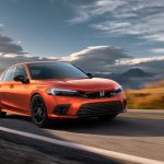 2022-Honda-Civic-Si-driving-front-three-quarter