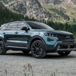 2022-Kia-Sorento-X-Line-green