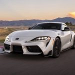 2023-Toyota-Supra-A91-Edition-action-front-three-quarter